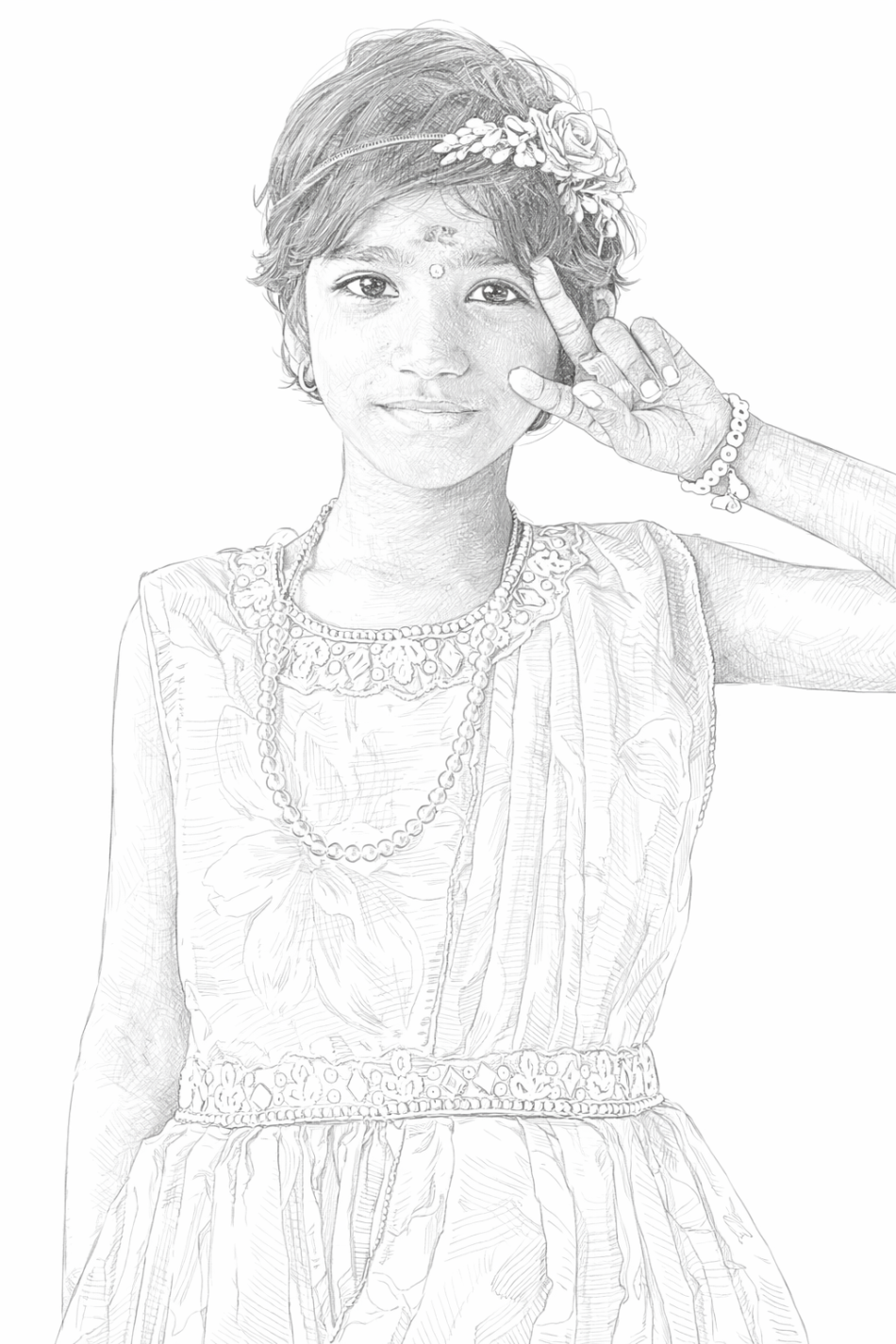 STD SIVAKASI TASTE DA pencil sketching art
